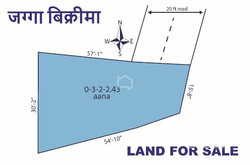 Bageshwori, Bhaktapur Ma Aakarshak Ghaderi Bikrima : Land for Sale in Bageshwori, Bhaktapur Thumbnail