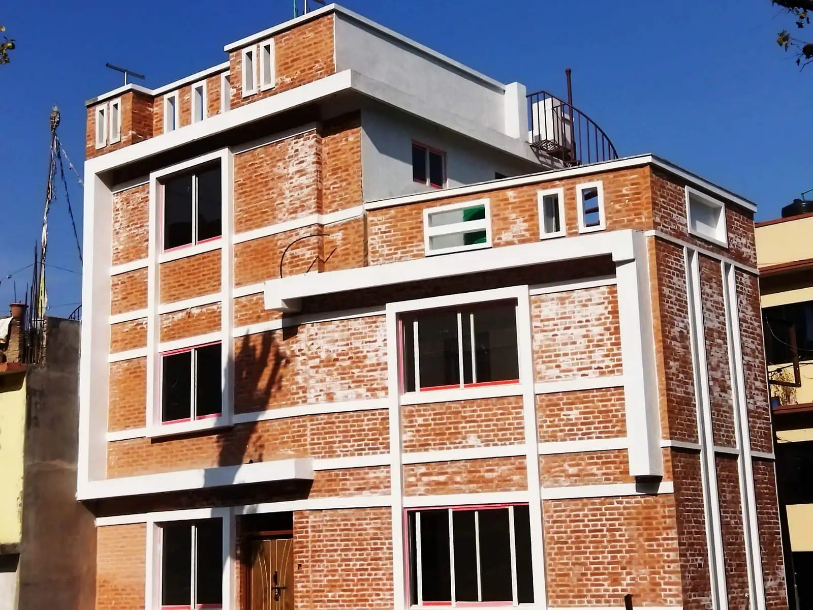 EXCHANGE - SEISMIC RESISTANT HOSUE ON EXGHANGE सूर्यबिनायक भक्तपुरमा अवस्थित मेरो बंगलो घर काठमाडौंमा रहेको हजुरको घरसंग नगद थपथाप सहित सट्टा पट्टा गर्न सकिने /  सम्पर्क – 9801089979  Recently constructed building in a well peaceful, green and residential area. The house is just 550 meter far from the Araniko Highway - Suryabinayak Chwok, Bhaktapur. The house Owner is the Senior Civil Engineer who designed, analyzed, monitored and supervised by himself for his own personal living. The Owner can provide all the related document.  This house can be exchanged with the house inside the Kathmandu providing the additional money, if needed. Image 3