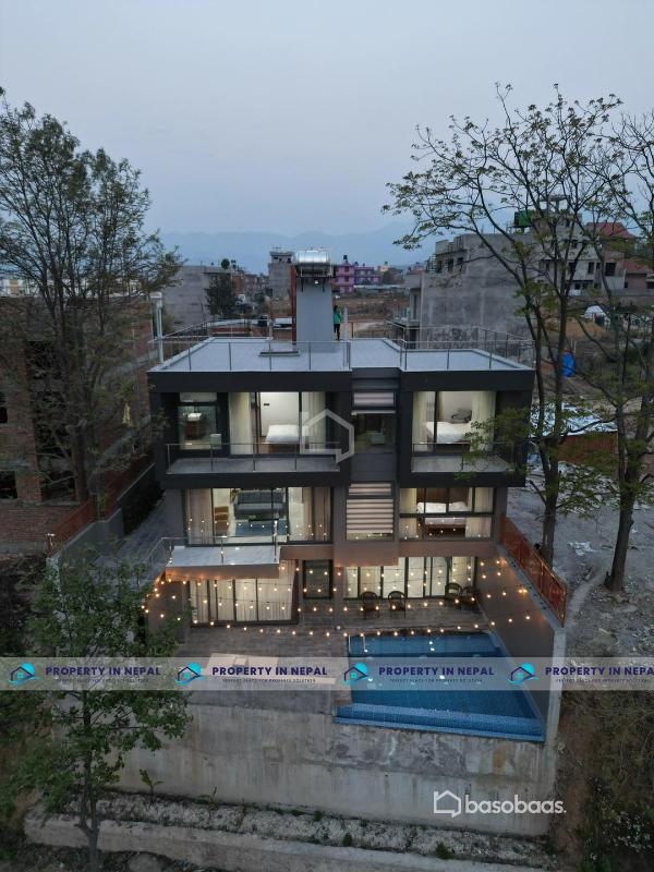 Luxurious villa on sale : House for Sale in Thecho, Lalitpur Thumbnail